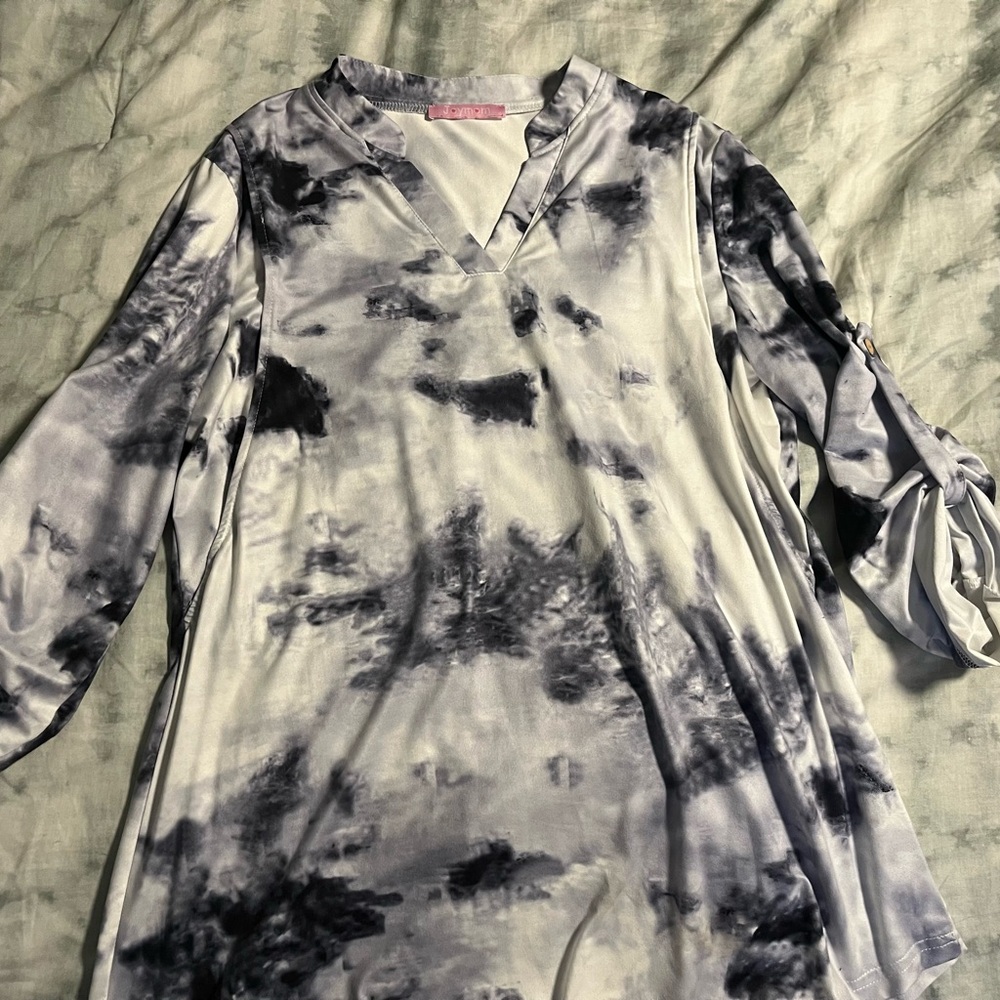 Joymom 3/4 Rolled Sleeve Nursing Top for Breastfeeding XL